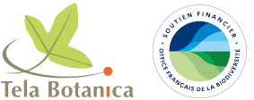 logos de Tela Botanica et l'Office français de la biodiversité